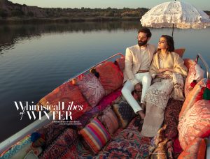 Sana Safinaz Winter Shawl Dresses