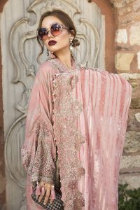 Maria B Latest Winter Linen Dresses Fancy Shawl