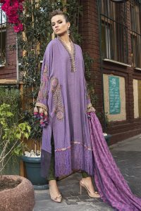 Maria B Latest Winter Linen Dresses Fancy Shawl