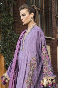 Maria B Latest Winter Linen Dresses Fancy Shawl