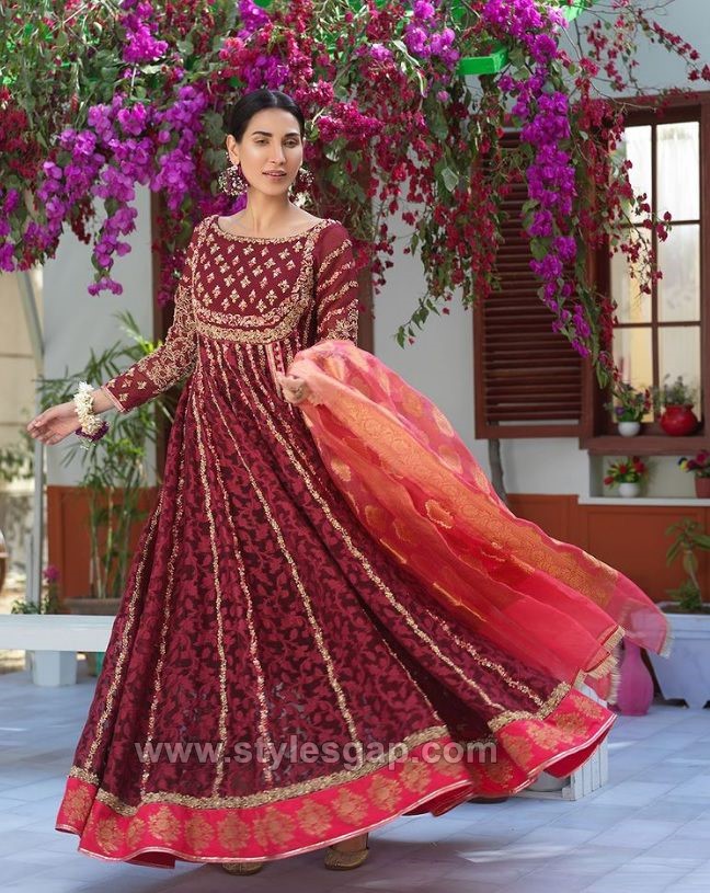 Wedding Wear Formal Peshwas Frocks ...