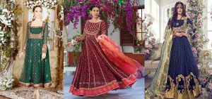 Latest Party & Wedding Wear Formal Peshwas Frocks 2024