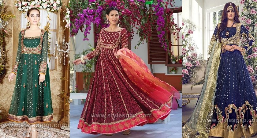 Latest Party & Wedding Wear Formal Peshwas Frocks