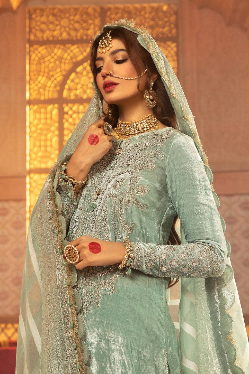 Maria B Velvet Formal Winter Party Wear Dresses 2024