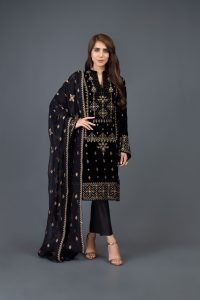 Bareeze Luxury Winter Embroidered Dresses Shawls Designs