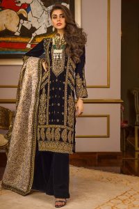 Fancy Winter Velvet Dresses & Shawls