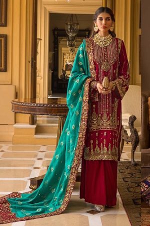 Gul Ahmed Fancy Winter Velvet Dresses & Shawls Collection