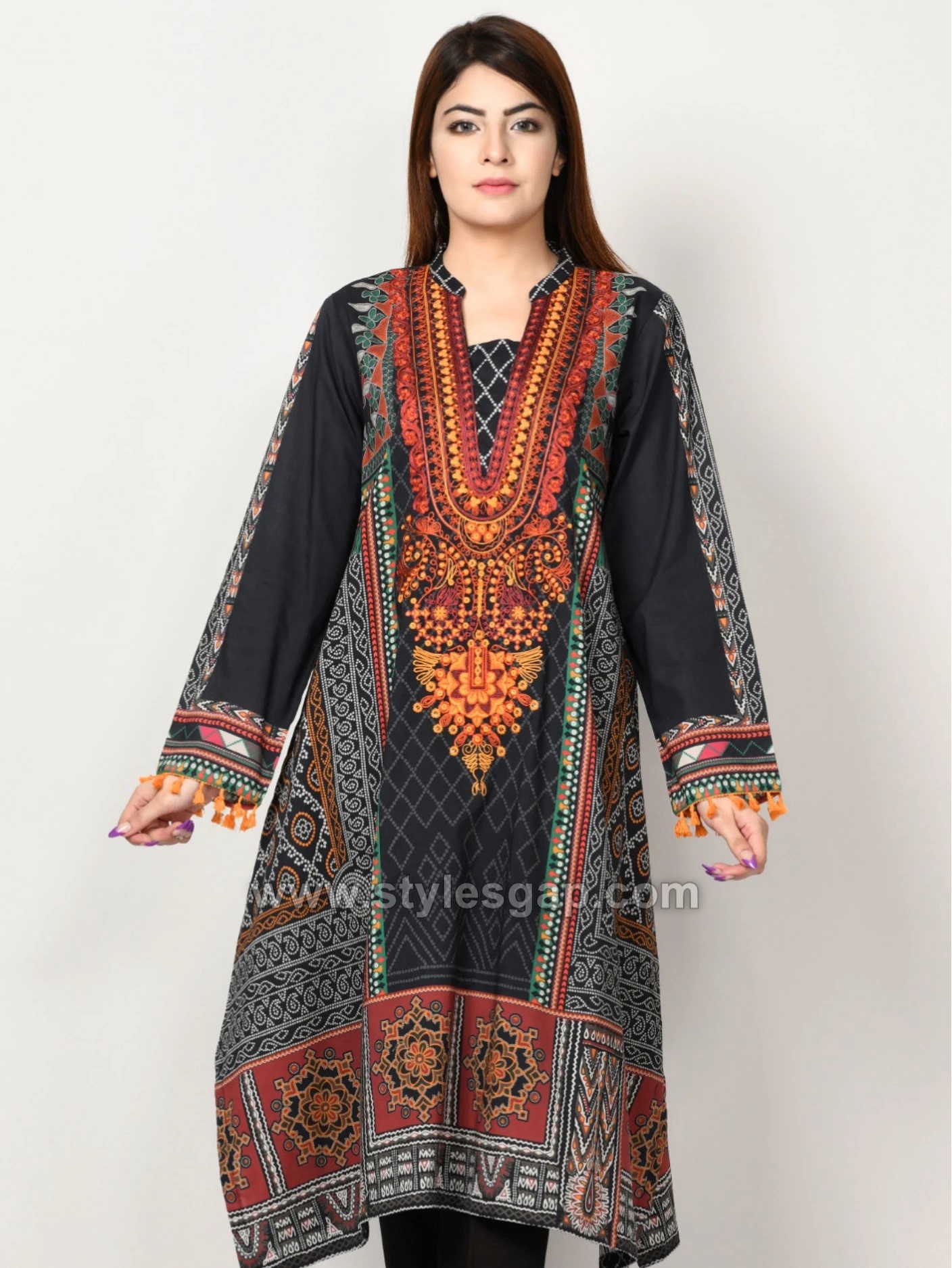 Printed Kurtas Latest Summer Lawn Kurti Designs Stitching Styles ...