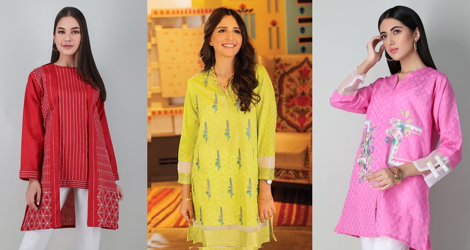 khaadi frocks