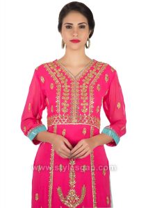 Fancy Indian Neckline Gala Designs