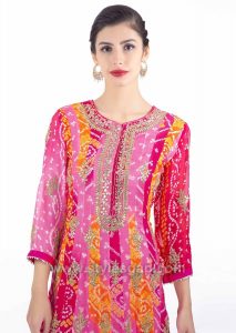 Fancy Indian Neckline Gala Designs