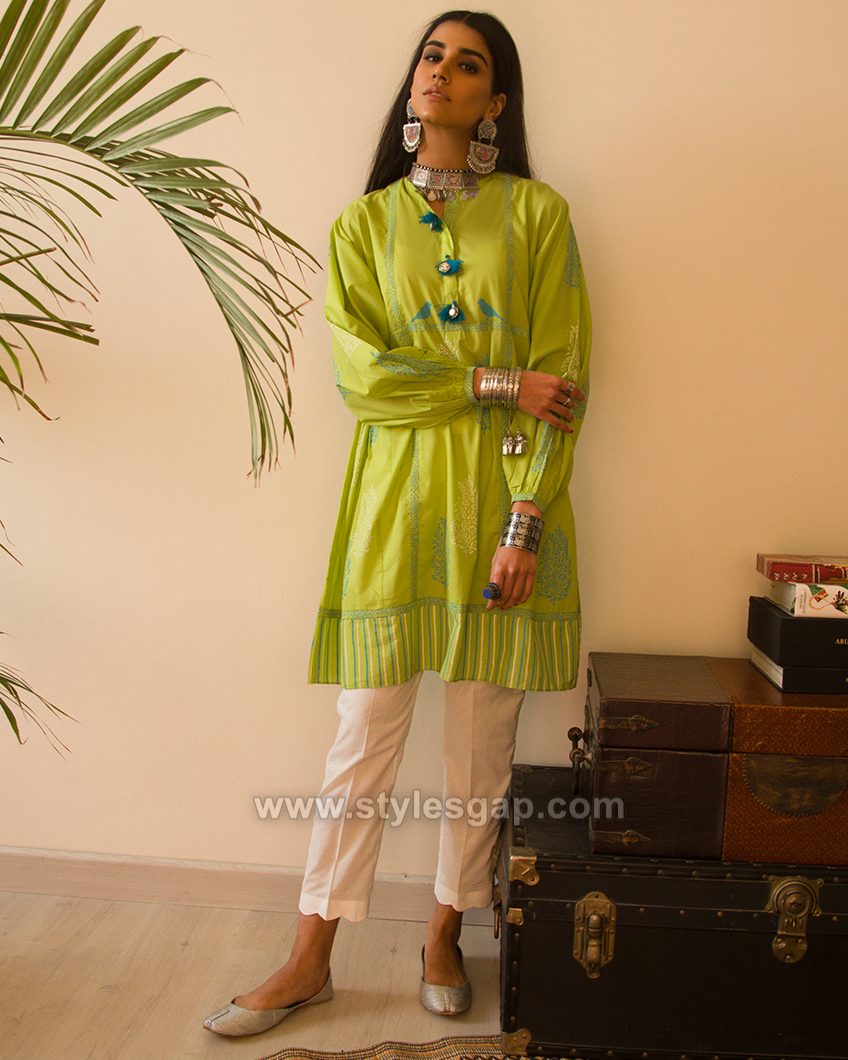 Buy Plain Rayon Designer Kurti : 124052 -