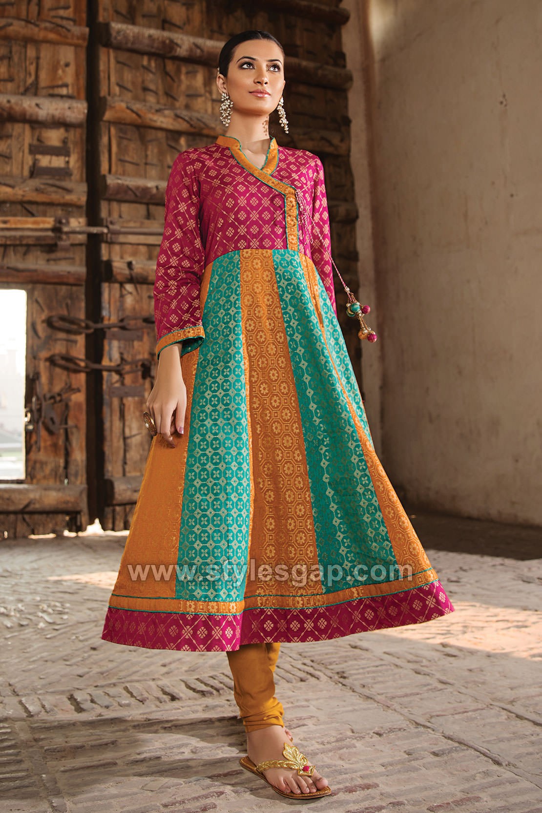 long kurta frock style