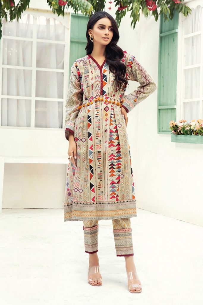 Nishat Linen Spring Summer Collection 2021 Best Lawn Dresses (16