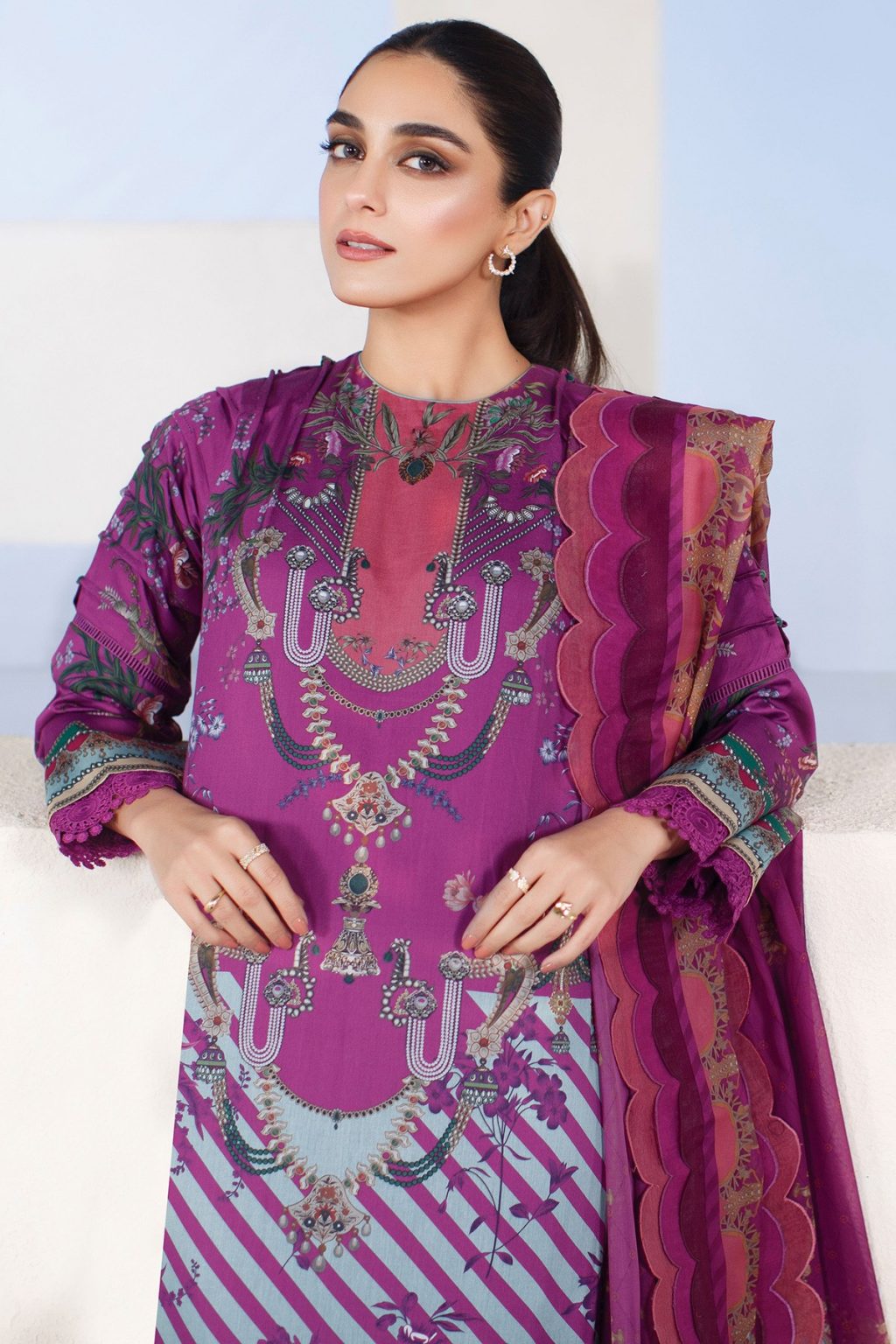 Alkaram Summer Lawn Designs Latest Suits Collection 20232024