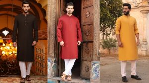 Latest J. Eid Kurta Shalwar Kameez Waistcoat Designs 2024