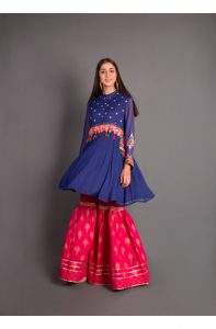 Latest Colorful Kurti Peplum Dresses