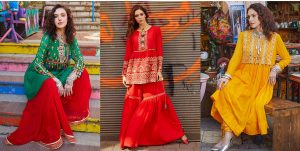 Rang Ja Latest Colorful Kurti Peplum Dresses 2024 Eid Collection