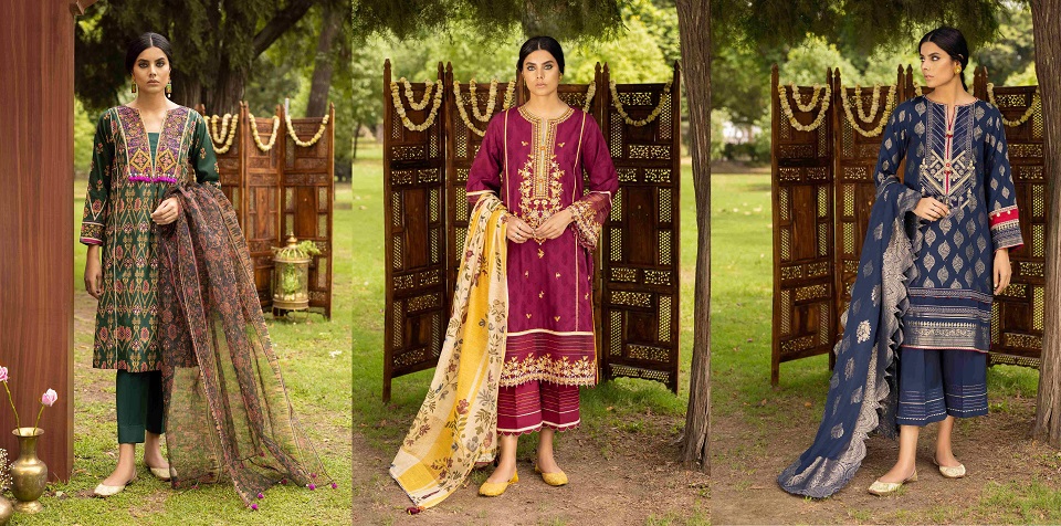 eid lawn dress design 2021