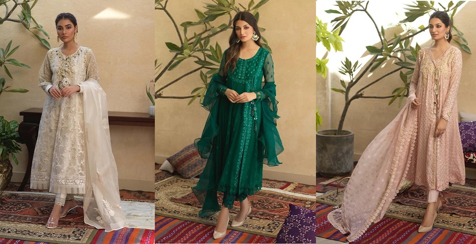 Sana Abbas Beautiful Formal Eid Dresses Designs Collection
