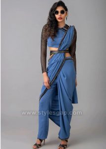 Latest Pant Saree Designs & Trends