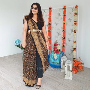 Latest Pant Saree Designs & Trends
