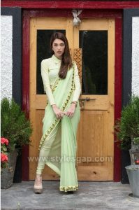Latest Pant Saree Designs & Trends