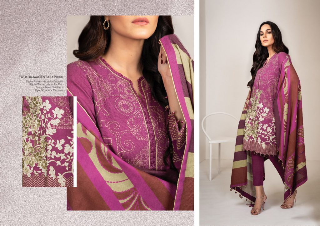 Alkaram Fall Winter Embroidered Dresses Collection 20202021 (15