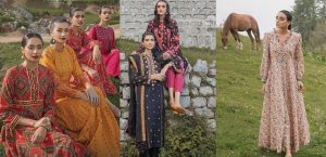 Kayseria Best Winter Dresses Collection 2022 for Women & Little Girls