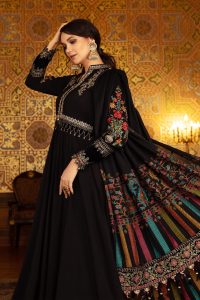 Maria B Latest Winter Linen Dresses Fancy Shawl Collection