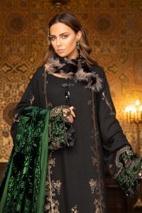 Maria B Latest Winter Linen Dresses Fancy Shawl Collection
