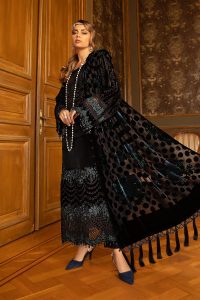 Maria B Latest Winter Linen Dresses Fancy Shawl Collection