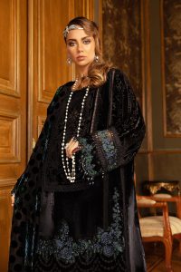 Maria B Latest Winter Linen Dresses Fancy Shawl Collection