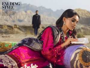 Latest Sana Safinaz Winter Shawl Dresses Collection