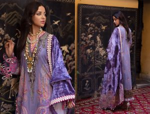 Latest Sana Safinaz Winter Shawl Dresses Collection