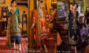 Latest Sana Safinaz Winter Shawl Dresses Collection 2023