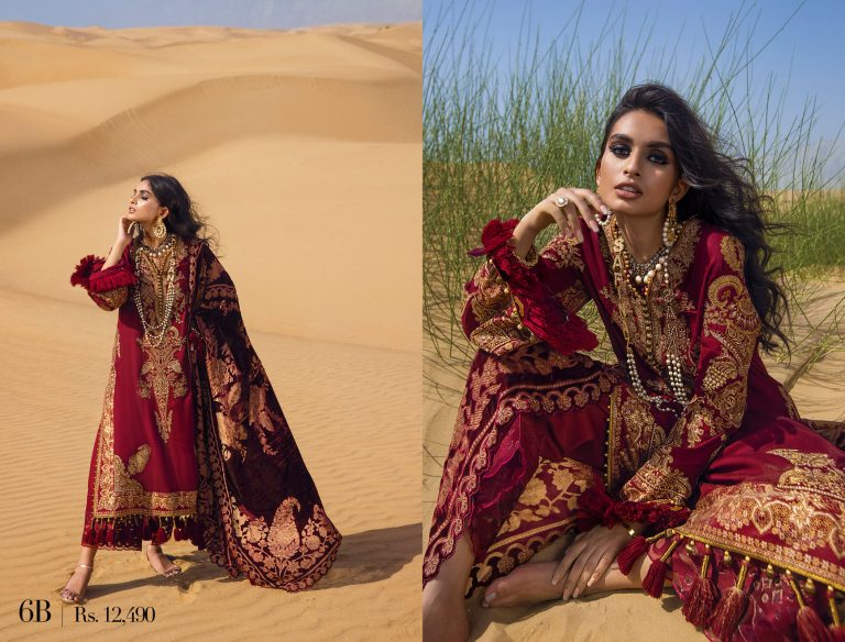 Latest Sana Safinaz Winter Shawl Dresses Collection 20232024