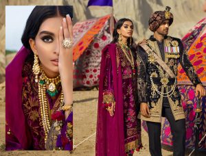 Latest Sana Safinaz Winter Shawl Dresses Collection