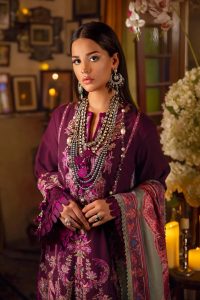 Latest Sana Safinaz Winter Shawl Dresses Collection