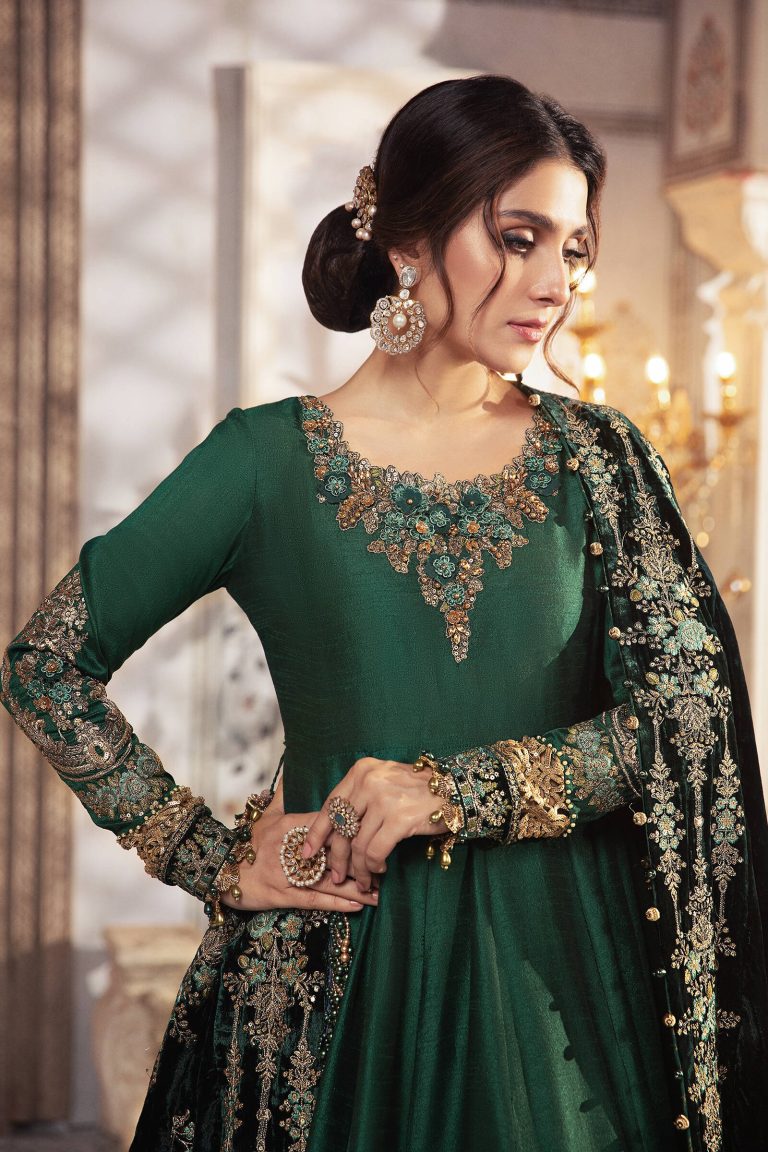 Maria B Embroidered Formal Winter Dresses Collection 20232024