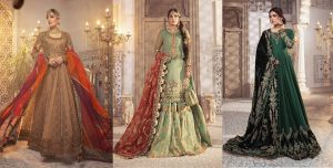 Maria B Embroidered Formal Winter Dresses Collection 2023-2024