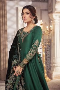Maria B Embroidered Formal Winter Dresses Collection