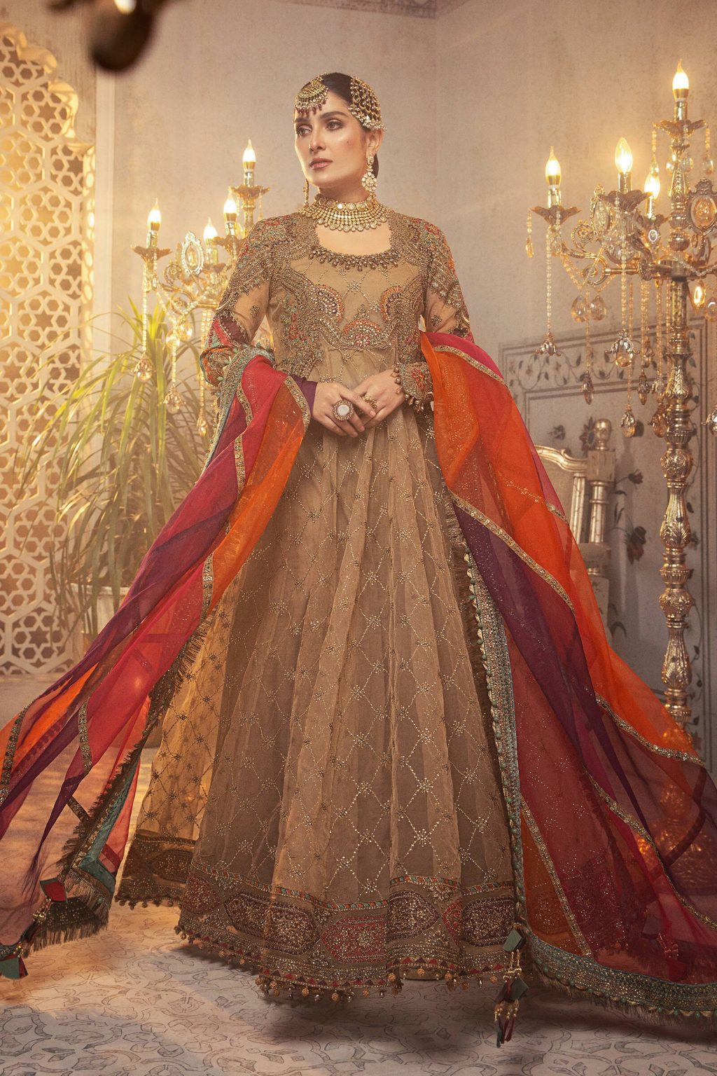 Maria B Embroidered Formal Winter Dresses Collection 20232024