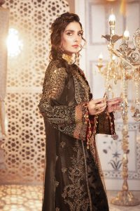 Maria B Embroidered Formal Winter Dresses Collection