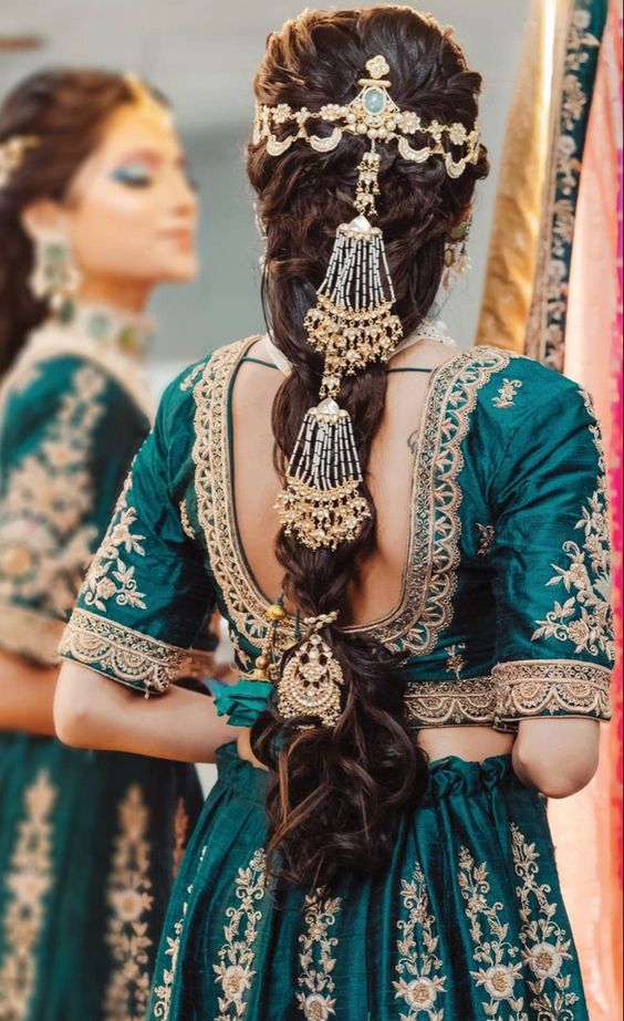 25 Indian Wedding Hairstyles for Long Hair  Tata Capital Blog