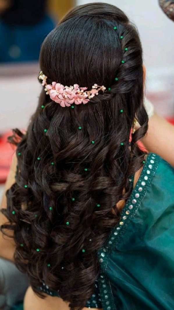 20 Stunning Curly Hairstyles Ideas For Indian Wedding Function  Tikli