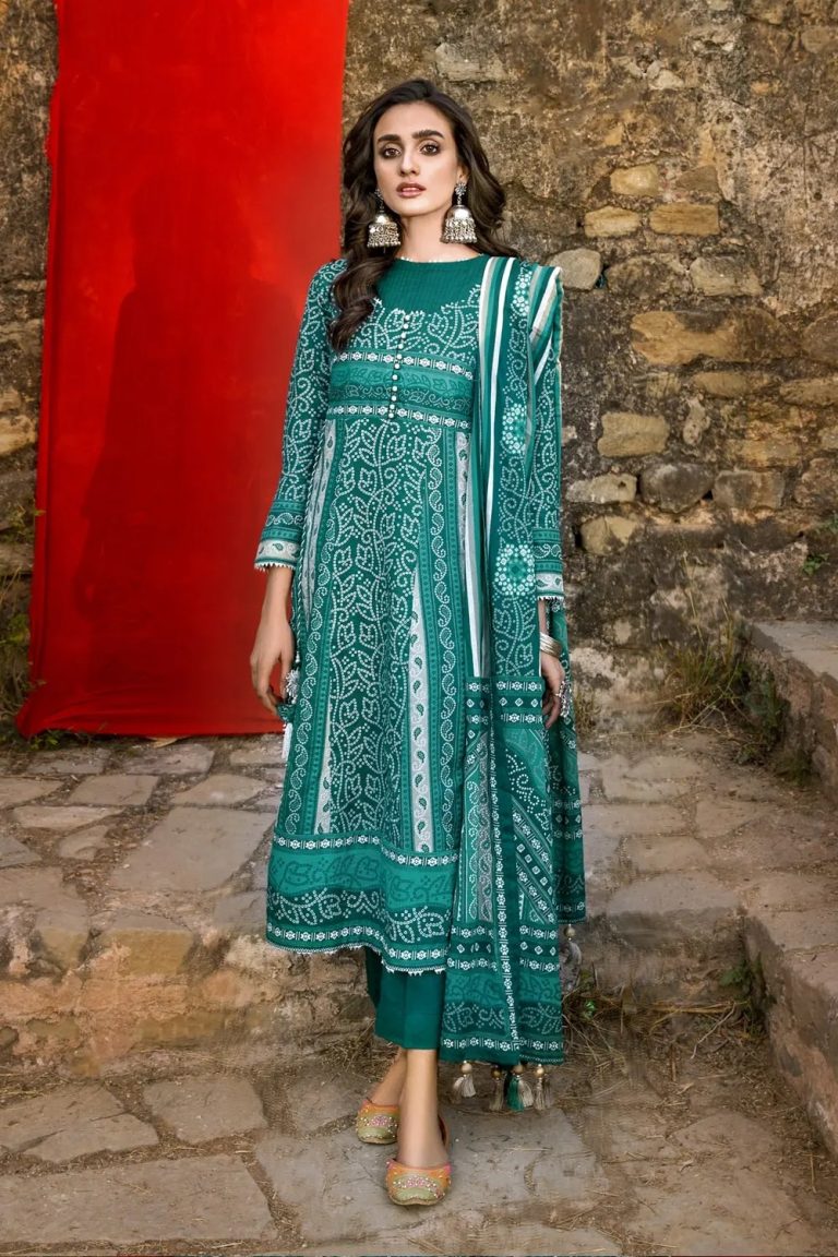Gul Ahmed Printed Summer Lawn Dresses 202525 Chunri, Pasted