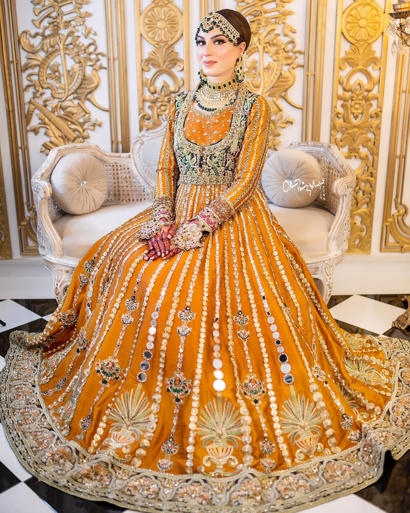 Latest Bridal Mehndi Dresses Wedding Collection 2023-2024 | arnoticias.tv