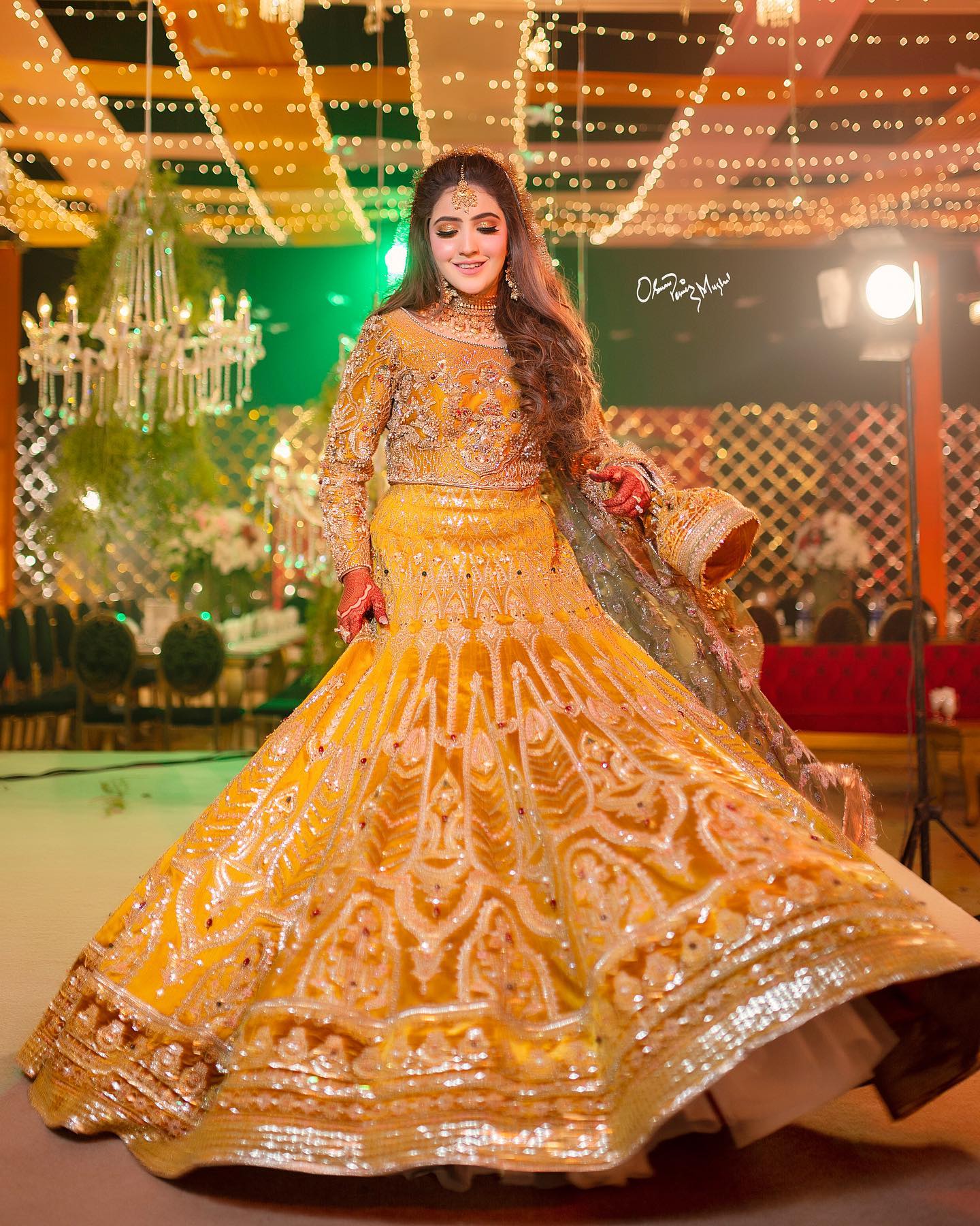 Indian Mehndi Night Peach Lehenga, Girl Indian Wedding Lenga Partywear  Designer Skirt. Pakistani Walima Lengha, Bridesmaid Lengha Chanyachol - Etsy