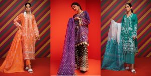 Khaadi Latest Eid Fancy Lawn Jacquard Dresses Designs 2022